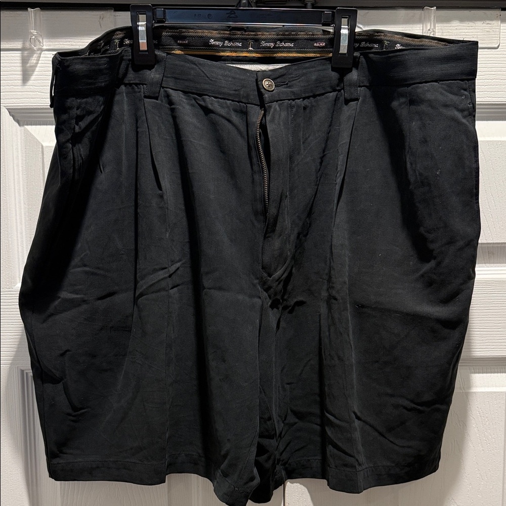 Tommy Bahama Men's Black Flat Front Shorts